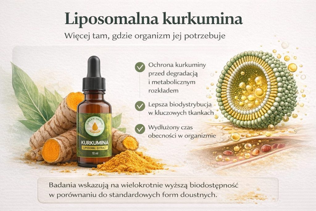 liposomy biodostępność kurkumina – technologia liposomalna