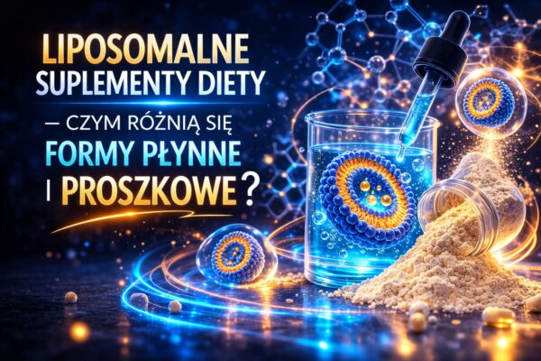 Porównanie płynnej formulacji liposomalnej z proszkiem określanym jako liposomalny – różnice w strukturze cząstek po dodaniu wody