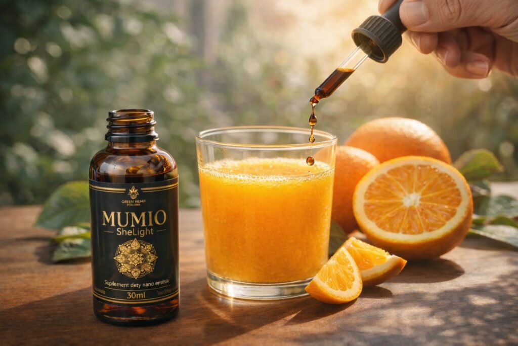 mumio shelight sok pomaranczowy | www.greenhemp.pl