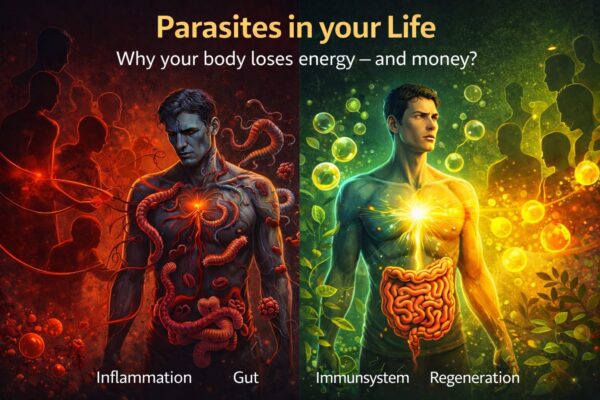 Parasites in the body can cause energy loss, inflammation and gut imbalance while supporting the immune system and regeneration improves health